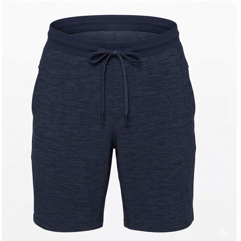 Lululemon T.H.E Short Lined Blue Shorts Men's Size Medium running gym active